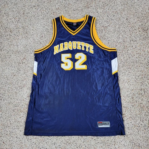 Marquette Golden Eagles Jersey Mens 3XLT XXXL Blue Nike Team Basketball NCAA A1* Cover
