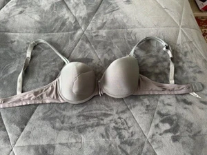 Chantelle BH - Bügel nicht gefüttert - Haken im Rücken Gr. 34 D - Farbe hellgrau - Bild 1 von 4