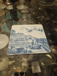 Vista Alegre Portugal "Lisboa" Porcelain Plaque - Picture 1 of 5