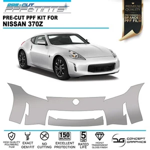 Front Bumper Stone Chip Guard PPF Paint Protection Film Kit For Nissan 370z - Picture 1 of 2