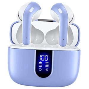 Bluetooth Headphones True Wireless Earbuds 60H Playback LED Power Display - Picture 1 of 7