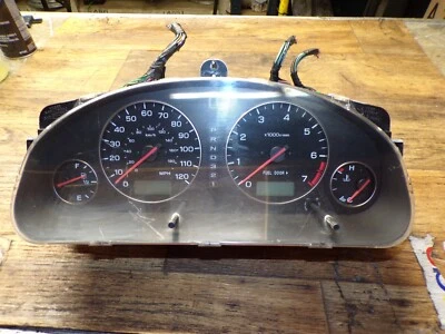 03-04 2003-2004 SUBARU LEGACY 2,5 L MPH MERCADO DE EE. UU. VELOCÍMETRO MEDIDOR DE CLÚSTER OEM Foto 1 de 4
