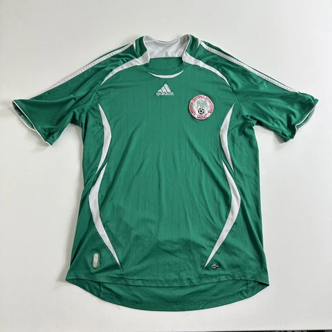 Nigeria 2006-07 Original Home Shirt Futbol Football Shirt Soccer Size Large Cover