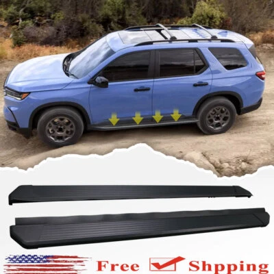 estriberas de 600 libras para Honda Pilot 2023-2026 peldaños laterales barra Nerf aluminio Foto 1 de 4