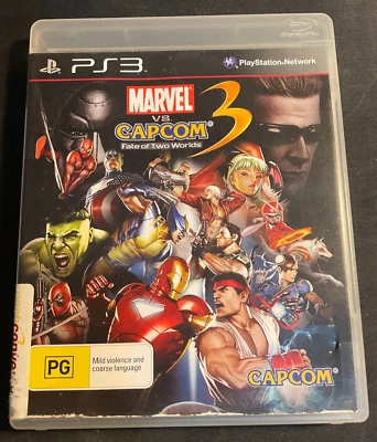 MARVEL VS CAPCOM FATE OF TWO WORLDS 3 | PS2 [PREOWNED] AU SELLER + MANUAL - Image 1 of 3