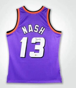 Steve Nash Signed Suns Mitchell & Ness Swingman 96-97 Jersey - Picture 1 of 4