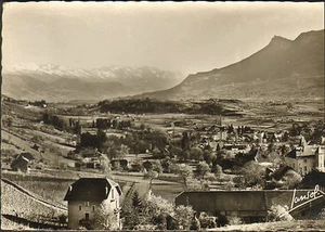 73 CHALLES-LES-EAUX CARTE POSTALE VUE GENERALE 1957 ?? - Picture 1 of 1