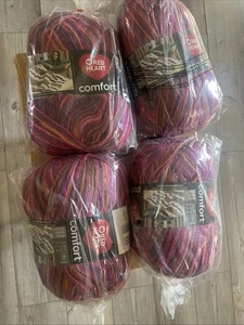 Red Heart Comfort Yarn medium Melon Berry - Picture 1 of 6