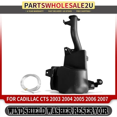 Depósito de lavadora de parabrisas con tapa y bomba para Cadillac CTS 2003 2004 2005-2007 Foto 1 de 4