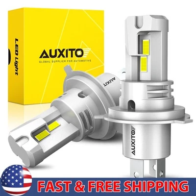 AUXITO H4 9003 Super White 80000LM Kit LED Headlight Bulbs High Low Beam Combo 2 - Image 1 of 4