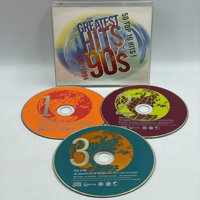 The Greatest Hits of the 90's [CD] Part one 1990 to 1994 • 3 Disc Set • VGC - Image 1 of 4
