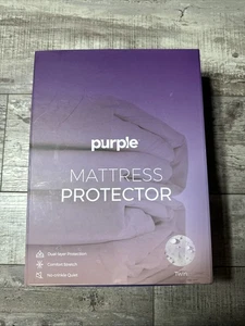 BRAND NEW - Purple Mattress Protector Twin Size - Purple Brand - Picture 1 of 7