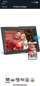 10.1 Inch Digital Picture Frame with 32GB Storage - Picture 1 of 4