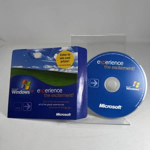 Microsoft Windows XP Experience The Excitement! PC CD-ROM 2001 Windows 95/98 - Picture 1 of 4