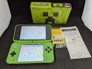 B610 Nintendo Nueva Consola 2DS L XL Edición Creeper Minecraft Verde Japón con Caja - Imagen 1 de 12