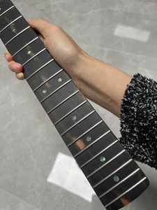 22fret Ebony fingerboard Satin DIY Roasted Flame Maple electric guitar neck - Picture 1 of 9