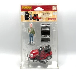 Lemax #92691 Sears Mower Toolbox Repair 2009 Craftsman Tools Mechanic Figurine - Picture 1 of 5