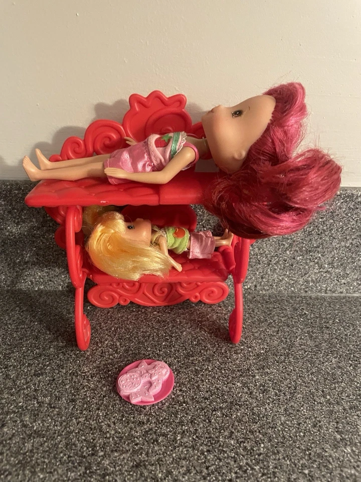 Muñeca Strawberry Shortcake litera 2006 Playmates Toys pijamada para 2 [UP] Foto 1 de 4