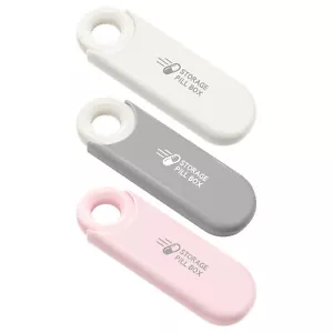 Sealing Daily Pocket Pill Organizer With Grids Portable Medication Dispenser - Picture 1 of 13
