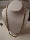ERWIN PEARL GOLD TONE NECKLACE - HEAVY - 28" LONG - TUB SC2