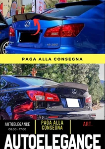 💕 SPOILER POSTERIORE ADATTO PER LEXUS IS II NERO LUCIDO 💕 - Imagen 1 de 5