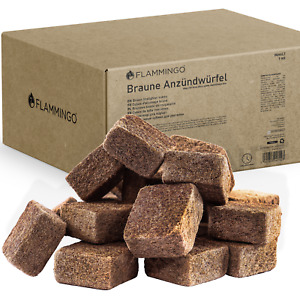 Flammingo® Kaminanzünder Anzünder Anzündwürfel 7kg Grillanzünder Ofen Holz Kohle