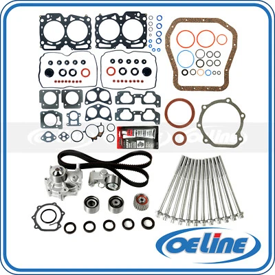 Full Gasket Bolt Set Timing Belt Water Pump Kit for 99-03 Subaru Forester 2.5L - Image 1 of 4