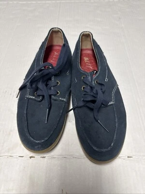 Reef Men's Size 7 Blue Canvas Sneakers  Boat Shoe  - Image 1 of 4