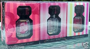 NEW VICTORIAS SECRET TRIO MINI TRAVEL SIZE BOMBSHELL IN BLOOM EDP GIFT BOX SET - Picture 1 of 2