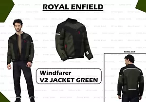 CHAQUETA DE MONTAR ROYAL ENFIELD "WINFARER V2 - VERDE" - Imagen 1 de 9