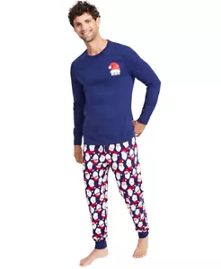 Family PJ's Men's Mix It Santa Pajamas Set (Santa Toss, XX-Large) - Picture 1 of 3