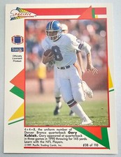 1991 Pacific Flash Cards Gary Kubiak #38 Denver Broncos