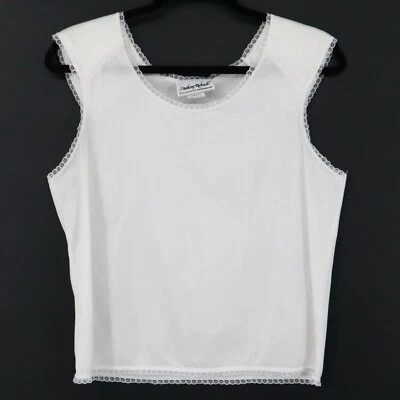 Camiseta sin mangas Anthony Richards para mujer S blanca romántica femenina hada grunge vintage Foto 1 de 4