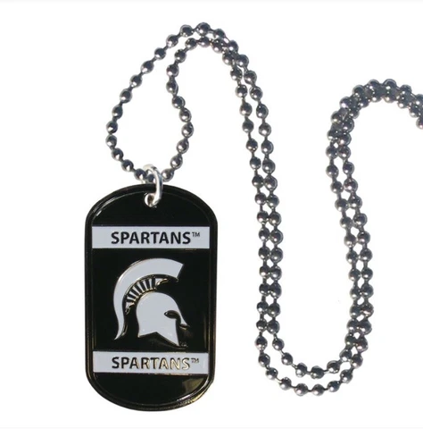 Siskiyou NCAA Dogtag Necklace Michigan State Spartans Cover