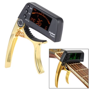 2 In1 Electric Tuner Guitar Bass Acoustic Guitar Tuner Tuning Stringed S1U9 - Picture 1 of 6