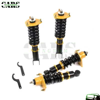 Fits 2004-2011 Mazda RX-8 Coilovers Suspension Shocks Absorbers Kit Adj Height Foto 1 de 4