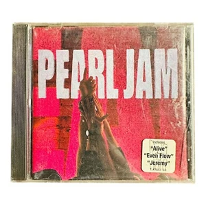 Pearl Jam Ten CD Album 1991 Epic Records Classic Rock Grunge Music Alive Jeremy - Imagen 1 de 2