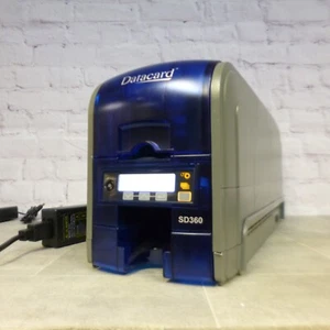 Datacard SD360 Dual Sided ID Card Badge Printer Complete With Brand New PSU - Picture 1 of 10