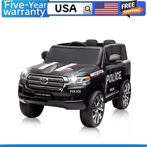 ✅Kids Electric Ride on Police Car 12V Battery Powered SUV Truck 3-Speed LED Musi - Picture 1 of 7