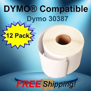 12 Rolls of Internet Postage Labels 3-Part Dymo Compatible 30387 Shipping Label - Picture 1 of 4