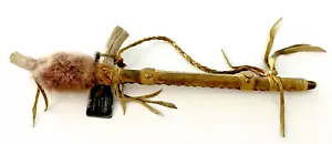 Vintage NATIVE AMERICAN INDIAN STEEL PIPE AXE SMOKING PIPE TOMAHAWK (RED HAWK) - Picture 1 of 23