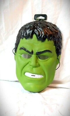 Incredible Hulk Marvel Avengers Endgame Verde Negro Niño Máscara Halloween Disfraz Foto 1 de 4