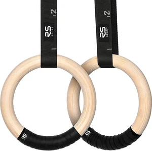 Anelli Calisthenics, Anelli Da Ginnastica Legno, Anelli Da Palestra Professional - Foto 1 di 12