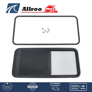 For 48" Width X 22" Height Horizontal Slider RV Window Cargo Trailer W/ Screen - Picture 1 of 12
