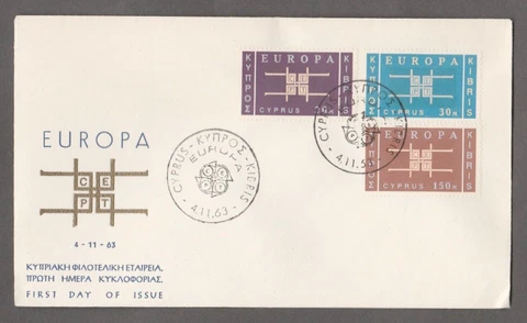 Cyprus 1963 pictorial Europa FDC Cover