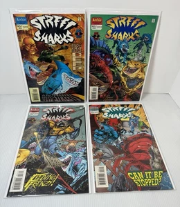 Street Sharks Comic Book Lot #1 #2 #2 #3 Archie Comics 1990’s Toy / Cartoon - Picture 1 of 14