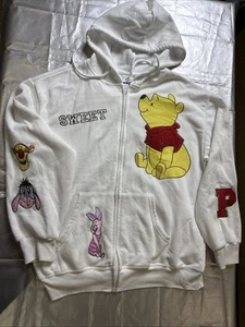 Disney Winnie Puuh Damen Gr. L Full Zip Hoodie Sweatshirt bestickt - Bild 1 von 12