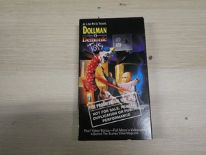 Dollman Vs Demonic Toys VHS Tape 1993 Full Moon Promo Video Tape Horror - Picture 1 of 6