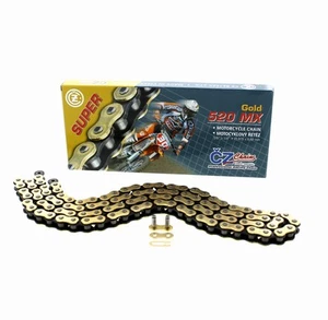 1997 Polaris Magnum 425 4X4 CZ MXG Gold Non O-Ring Chain 520-64L - Bild 1 von 2