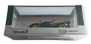 Tarmac Works Pagani Huayra R Turquoise Carbon Fiber Monterey Car Week USA 2025 - Picture 1 of 1